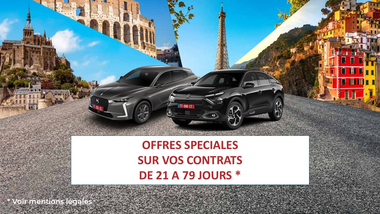 Pour une livraison du 1er août 2025 au 31 décembre 2025, bénéficiez de 70€ sur vos contrats de 21 à 79 jours