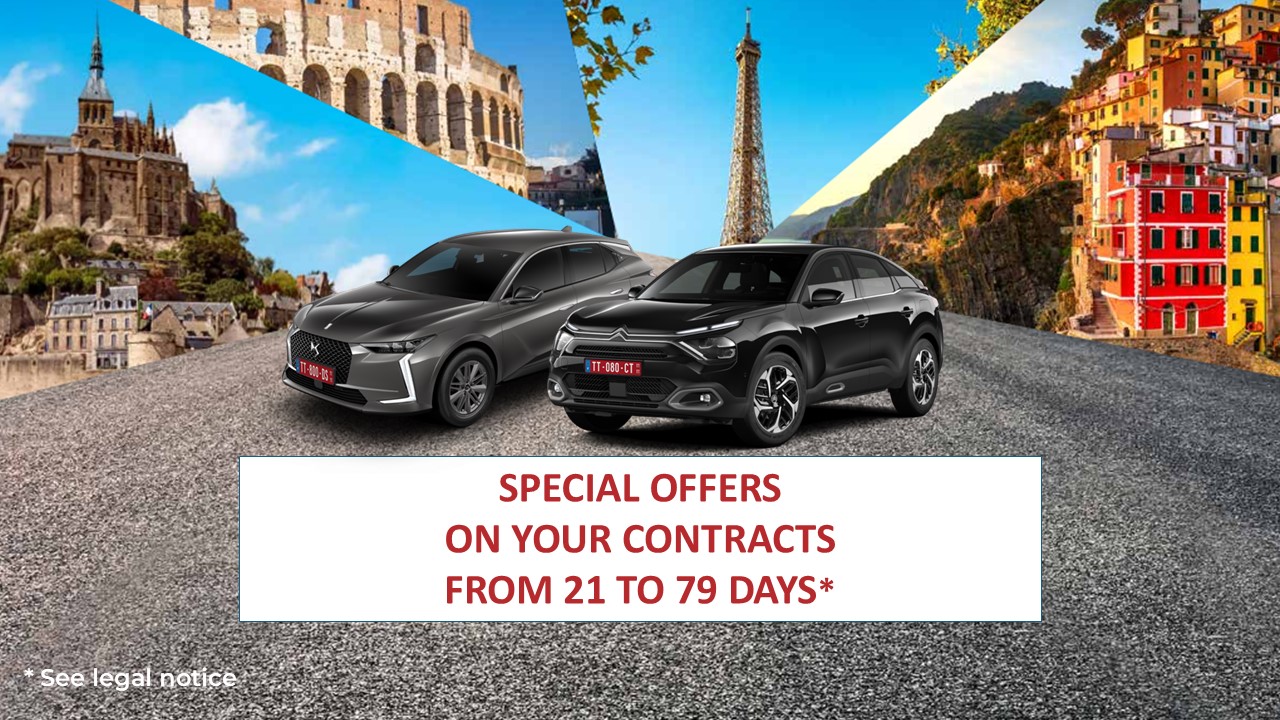 For a delivery from August 1st, 2025 to December 31st, 2025, 70€ off on your contracts from 21 to 79 days