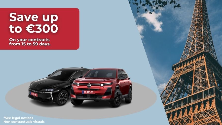 For a delivery from January 1st, 2026 to December 31st, 2026, 300€ off on your contracts up to 59 days